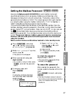 Preview for 57 page of Panasonic KX-TG2000B Operating Instructions Manual