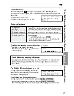 Preview for 69 page of Panasonic KX-TG2000B Operating Instructions Manual