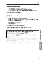 Preview for 87 page of Panasonic KX-TG2000B Operating Instructions Manual