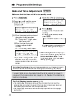 Предварительный просмотр 22 страницы Panasonic KX-TG2000CB Operating Instructions Manual