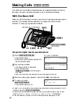 Предварительный просмотр 28 страницы Panasonic KX-TG2000CB Operating Instructions Manual