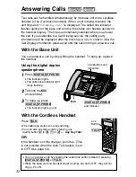 Предварительный просмотр 32 страницы Panasonic KX-TG2000CB Operating Instructions Manual