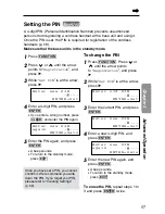 Предварительный просмотр 57 страницы Panasonic KX-TG2000CB Operating Instructions Manual