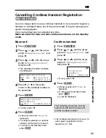 Предварительный просмотр 59 страницы Panasonic KX-TG2000CB Operating Instructions Manual