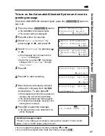 Предварительный просмотр 65 страницы Panasonic KX-TG2000CB Operating Instructions Manual