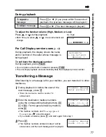 Предварительный просмотр 77 страницы Panasonic KX-TG2000CB Operating Instructions Manual