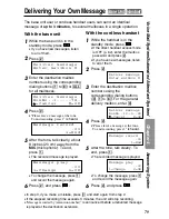 Предварительный просмотр 79 страницы Panasonic KX-TG2000CB Operating Instructions Manual