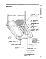 Предварительный просмотр 7 страницы Panasonic KX-TG210-S Operating Instructions Manual