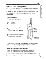 Предварительный просмотр 11 страницы Panasonic KX-TG210-S Operating Instructions Manual