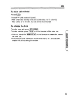 Предварительный просмотр 19 страницы Panasonic KX-TG210-S Operating Instructions Manual