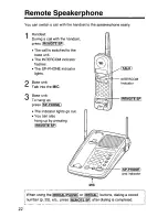 Предварительный просмотр 22 страницы Panasonic KX-TG210-S Operating Instructions Manual