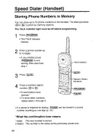 Предварительный просмотр 24 страницы Panasonic KX-TG210-S Operating Instructions Manual