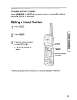 Предварительный просмотр 25 страницы Panasonic KX-TG210-S Operating Instructions Manual