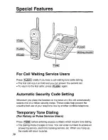 Предварительный просмотр 30 страницы Panasonic KX-TG210-S Operating Instructions Manual