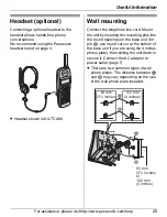 Предварительный просмотр 25 страницы Panasonic KX-TG2130 Operating Instructions Manual