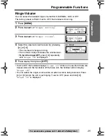 Preview for 15 page of Panasonic KX-TG2214F Operating Instructions Manual