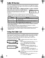 Preview for 20 page of Panasonic KX-TG2214F Operating Instructions Manual