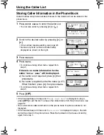 Preview for 24 page of Panasonic KX-TG2214F Operating Instructions Manual