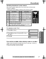 Preview for 27 page of Panasonic KX-TG2214F Operating Instructions Manual