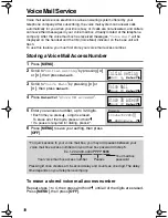 Preview for 30 page of Panasonic KX-TG2214F Operating Instructions Manual