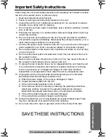 Preview for 43 page of Panasonic KX-TG2214F Operating Instructions Manual