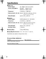 Preview for 48 page of Panasonic KX-TG2214F Operating Instructions Manual