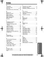 Preview for 51 page of Panasonic KX-TG2214F Operating Instructions Manual