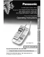 Предварительный просмотр 1 страницы Panasonic KX-TG2215B Operating Instructions Manual