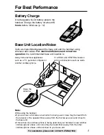 Предварительный просмотр 3 страницы Panasonic KX-TG2215B Operating Instructions Manual