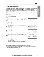 Preview for 17 page of Panasonic KX-TG2215B Operating Instructions Manual