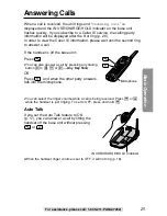 Preview for 25 page of Panasonic KX-TG2215B Operating Instructions Manual