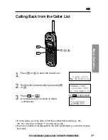 Preview for 29 page of Panasonic KX-TG2215B Operating Instructions Manual