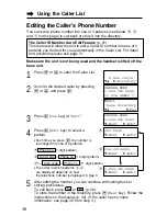 Preview for 30 page of Panasonic KX-TG2215B Operating Instructions Manual