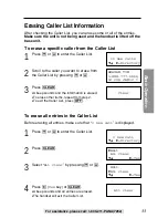 Preview for 33 page of Panasonic KX-TG2215B Operating Instructions Manual