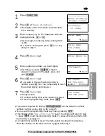 Preview for 35 page of Panasonic KX-TG2215B Operating Instructions Manual