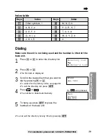 Preview for 39 page of Panasonic KX-TG2215B Operating Instructions Manual