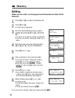 Preview for 40 page of Panasonic KX-TG2215B Operating Instructions Manual