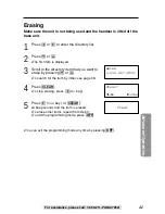 Preview for 41 page of Panasonic KX-TG2215B Operating Instructions Manual