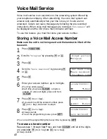 Preview for 42 page of Panasonic KX-TG2215B Operating Instructions Manual