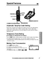 Preview for 45 page of Panasonic KX-TG2215B Operating Instructions Manual