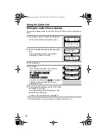 Предварительный просмотр 24 страницы Panasonic KX-TG2216CS Operating Instructions Manual