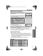 Предварительный просмотр 29 страницы Panasonic KX-TG2216CS Operating Instructions Manual