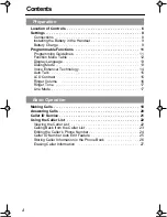 Preview for 4 page of Panasonic KX-TG2216RV Operating Instructions Manual