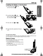 Preview for 9 page of Panasonic KX-TG2216RV Operating Instructions Manual