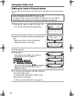 Preview for 24 page of Panasonic KX-TG2216RV Operating Instructions Manual