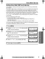 Preview for 33 page of Panasonic KX-TG2216RV Operating Instructions Manual