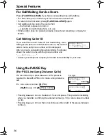 Preview for 36 page of Panasonic KX-TG2216RV Operating Instructions Manual