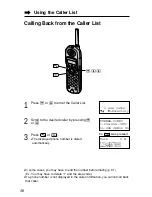 Preview for 30 page of Panasonic KX-TG2219B Operating Instructions Manual