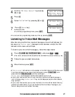 Preview for 45 page of Panasonic KX-TG2219B Operating Instructions Manual