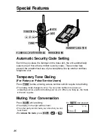 Preview for 46 page of Panasonic KX-TG2219B Operating Instructions Manual